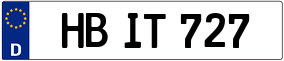 Truck License Plate